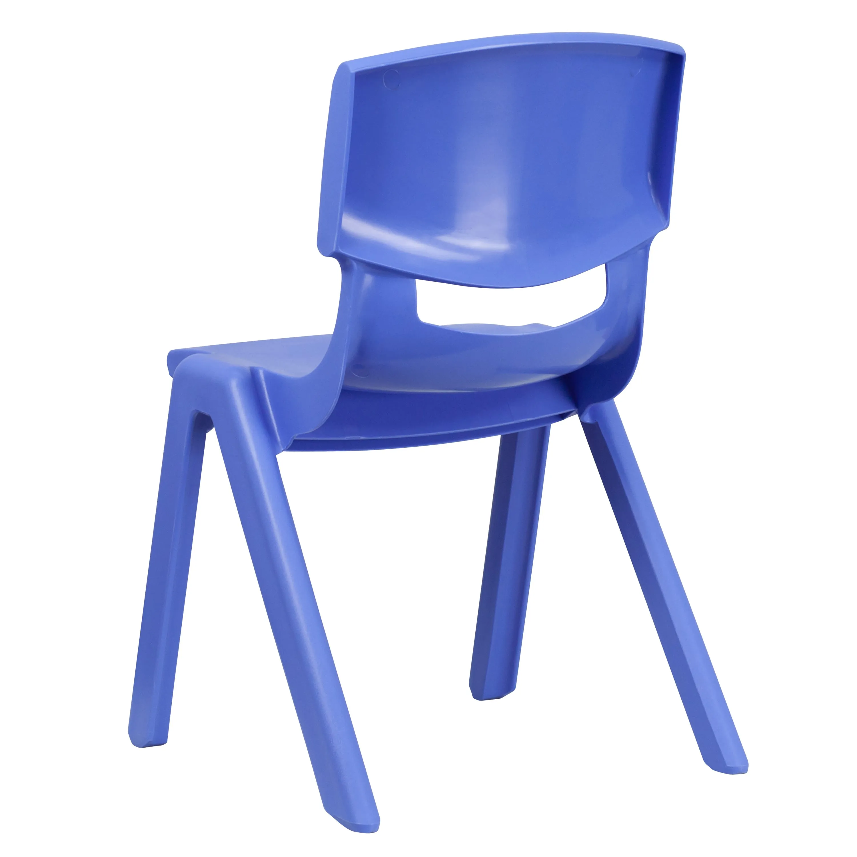 4 Pack Plastic Stackable School Chair with 15.5'' Seat Height