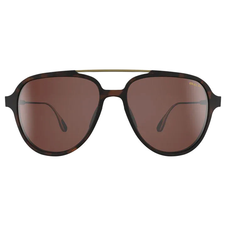 BEX Kabb Tortoise Brown/Brown/Silver Sunglasses - S121TBBS